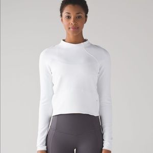 lululemon hill abs valley mock neck sweater